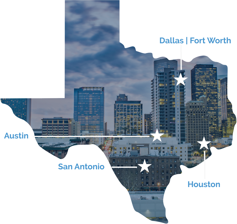 Texas Map - Rivergate